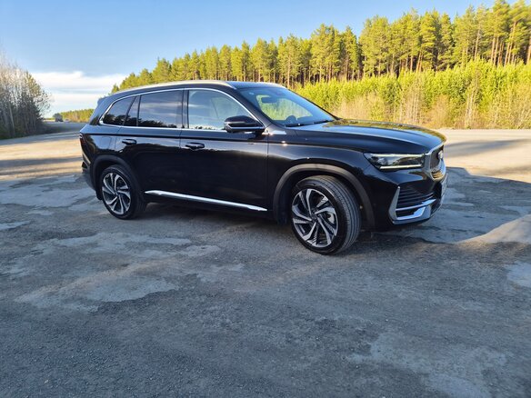 2023 Geely Monjaro I, чёрный - вид 16