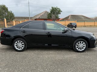 2016 Toyota Camry VII (XV50) Рестайлинг, чёрный, 1290000 рублей, вид 4