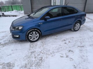 2020 Volkswagen Polo V Рестайлинг, синий, 1350000 рублей, вид 2