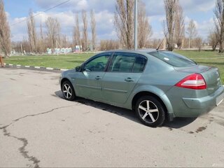 2008 Renault Megane II Рестайлинг, зелёный, 500000 рублей, вид 4