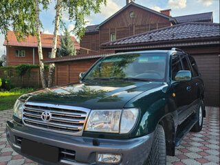 2003 Toyota Land Cruiser 100 Series Рестайлинг 1, зелёный, 2380000 рублей, вид 1