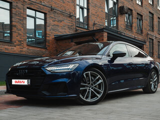 2019 Audi A7 55 TFSI II (4K), синий, 6215000 рублей, вид 3