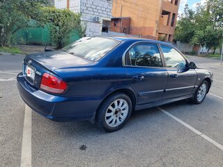 2010 Hyundai Sonata ТагАЗ IV (EF) Рестайлинг, синий, 433500 рублей, вид 4