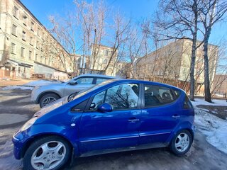 2001 Mercedes-Benz A-Класс 160 I (W168), синий, 350000 рублей, вид 4