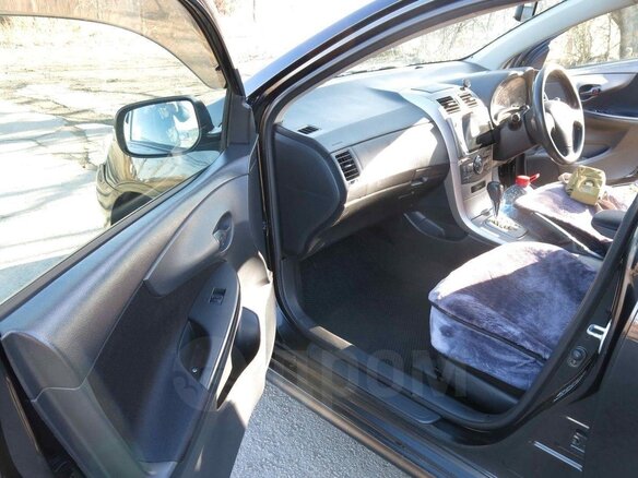 2011 Toyota Corolla Fielder X (E140, E150) Рестайлинг, чёрный, 750000 рублей - вид 11