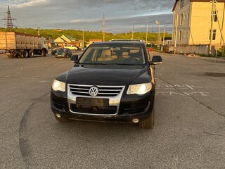 2007 Volkswagen Touareg I Рестайлинг, чёрный, 1190000 рублей, вид 4