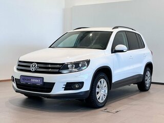 2014 Volkswagen Tiguan I Рестайлинг, белый, 1250000 рублей, вид 1