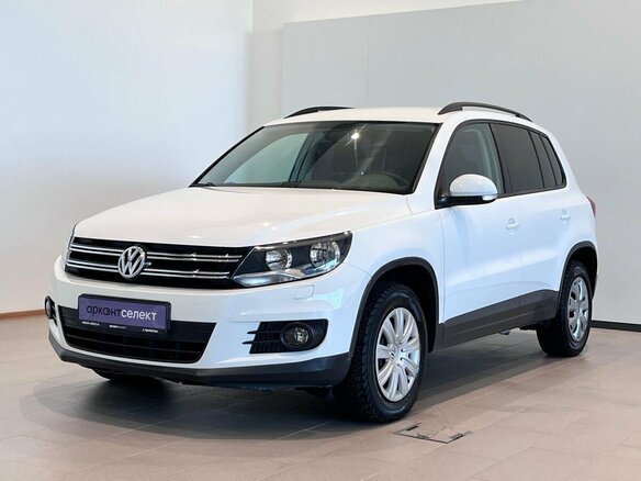 2014 Volkswagen Tiguan I Рестайлинг, белый, 1220000 рублей