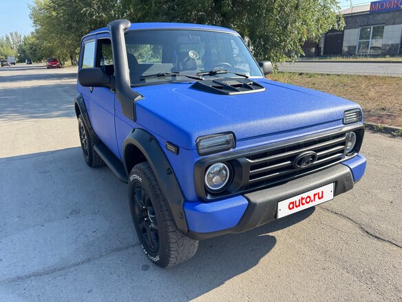 2017 Lada (ВАЗ) 2121 (4x4) I Рестайлинг, синий, 700000 рублей - вид 2