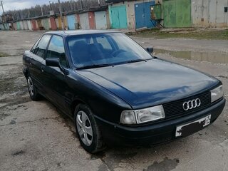 1990 Audi 80 IV (B3), чёрный, 210000 рублей, вид 3