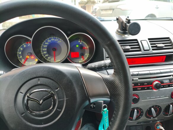 2007 Mazda 3 I (BK) Рестайлинг, чёрный, 380000 рублей - вид 4