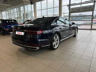 2022 Audi A8 Long 50 TFSI IV (D5) Рестайлинг, синий, 7750900 рублей, вид 5
