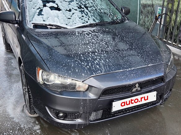 2007 Mitsubishi Lancer X, серый, 750000 рублей - вид 1