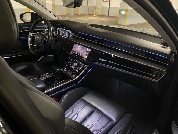 2018 Audi A8 55 TFSI IV (D5), чёрный, 4490000 рублей - вид 9