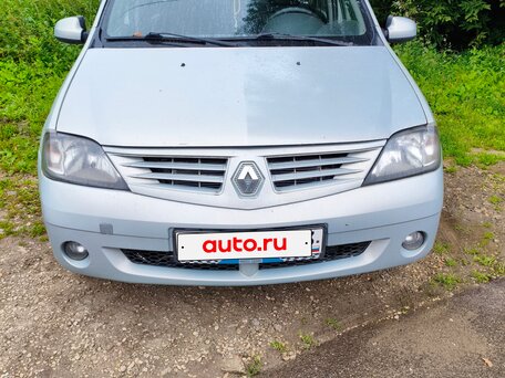 2009 Renault Logan I, серый, 395000 рублей, вид 1