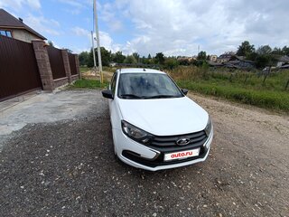 2019 Lada (ВАЗ) Granta I Рестайлинг, белый, 450000 рублей, вид 1