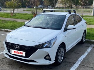 2021 Hyundai Solaris II Рестайлинг, белый, 1650000 рублей, вид 1