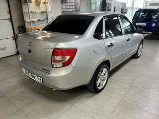 2012 Lada (ВАЗ) Granta I, серебристый, 340000 рублей, вид 4