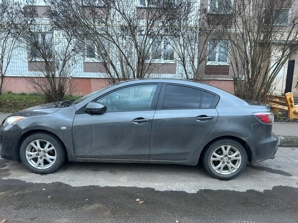 2012 Mazda 3 II (BL) Рестайлинг, серый - вид 2