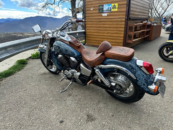 2003 Honda Shadow 750, синий, 690000 рублей - вид 24