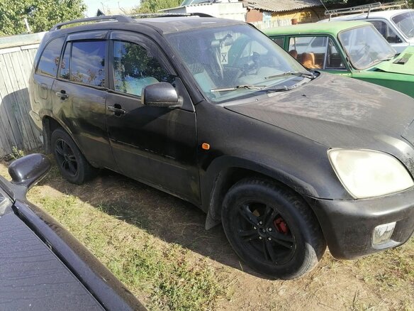 2007 Chery Tiggo (T11) I, чёрный - вид 1