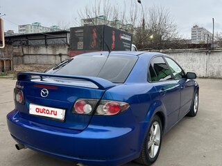 2005 Mazda 6 I (GG) Рестайлинг, синий, 350000 рублей, вид 5
