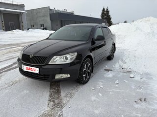 2013 Skoda Octavia II (A5) Рестайлинг, чёрный, 580000 рублей, вид 1