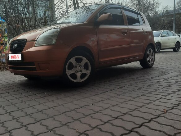 2006 Kia Picanto I, оранжевый, 300000 рублей - вид 4