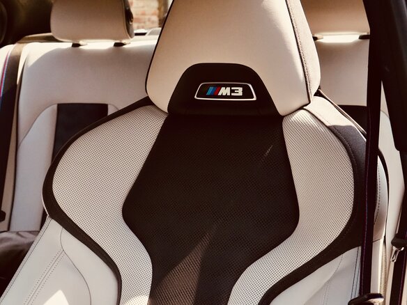 2021 BMW M3 Competition Package VI (G80), синий, 7700000 рублей - вид 17