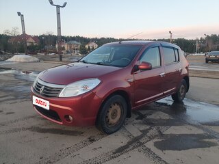 2014 Renault Sandero I, красный, 490000 рублей, вид 1