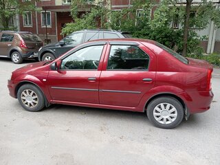 2012 Renault Logan I Рестайлинг, красный, 699000 рублей, вид 4