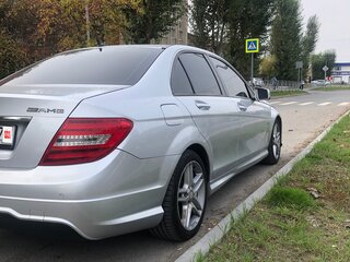 2012 Mercedes-Benz C-Класс 180 BlueEFFICIENCY III (W204) Рестайлинг, серебристый, 1450000 рублей, вид 2