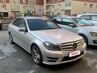 2012 Mercedes-Benz C-Класс 180 BlueEFFICIENCY III (W204) Рестайлинг, серебристый, 1550000 рублей, вид 1