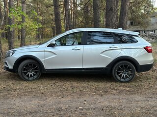 2019 Lada (ВАЗ) Vesta SW Cross I, серебристый, 1250000 рублей, вид 5