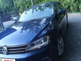 2017 Volkswagen Jetta VI Рестайлинг, синий, 1100000 рублей, вид 2