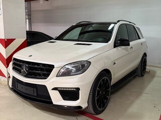 2013 Mercedes-Benz M-Класс AMG 63 AMG III (W166), белый, 3300000 рублей, вид 1