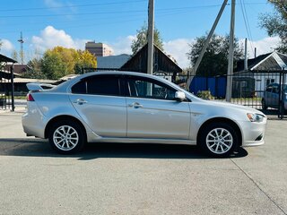2012 Mitsubishi Lancer X Рестайлинг, серебристый, 929000 рублей, вид 5