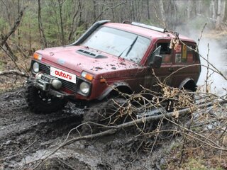 1997 Lada (ВАЗ) 2121 (4x4) I Рестайлинг, красный, 600000 рублей, вид 1