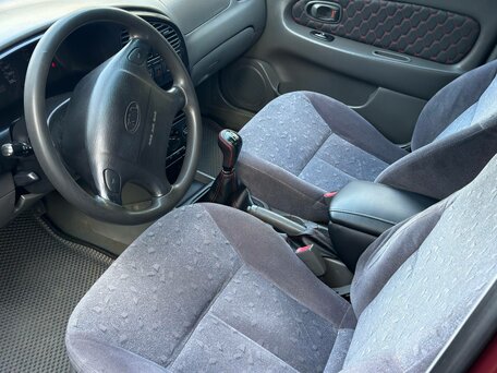 2006 Kia Spectra I Рестайлинг 2, красный, 350000 рублей, вид 5