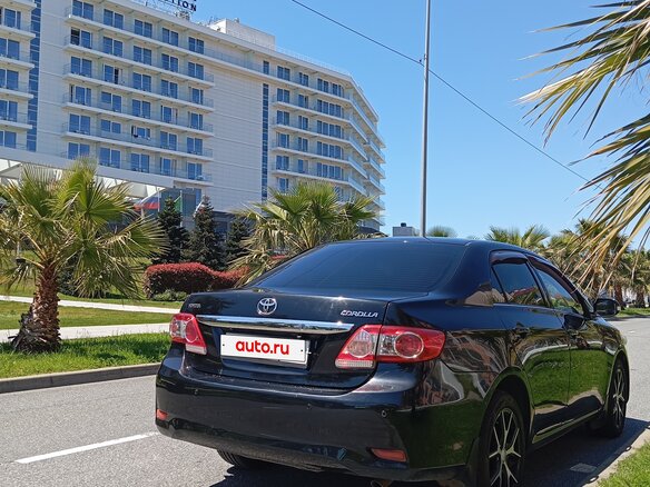 2010 Toyota Corolla X (E140, E150) Рестайлинг, чёрный, 1100000 рублей - вид 11