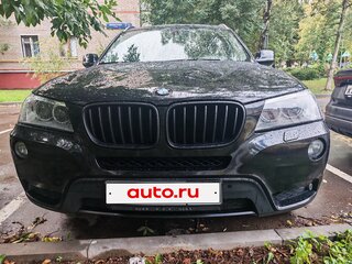 2013 BMW X3 20d xDrive II (F25), чёрный, 1950000 рублей, вид 1