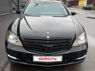 2009 Mercedes-Benz S-Класс 350 V (W221) Рестайлинг, чёрный, 1800000 рублей, вид 4