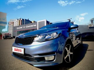 2015 Kia Rio III Рестайлинг, голубой, 1170000 рублей, вид 2