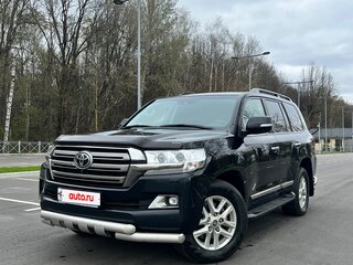 2016 Toyota Land Cruiser 200 Series Рестайлинг 2, чёрный, 5490000 рублей, вид 1