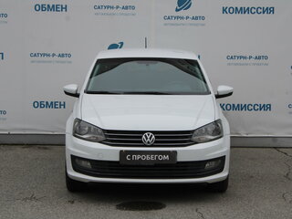 2016 Volkswagen Polo V Рестайлинг, белый, 1150000 рублей, вид 2