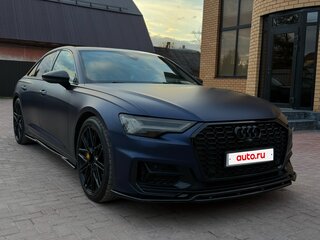 2021 Audi A6 45 TFSI V (C8), синий, 4900000 рублей, вид 5