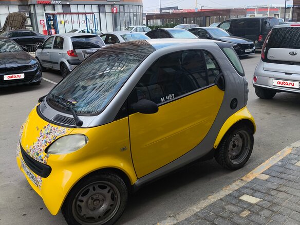 2000 Smart Fortwo City-Coupe I, жёлтый, 540000 рублей - вид 5