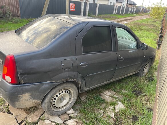 2007 Renault Logan I, серый, 150000 рублей - вид 11