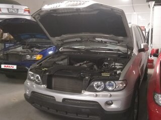 2002 BMW X5 4.4i I (E53), серебристый, 2500000 рублей, вид 5