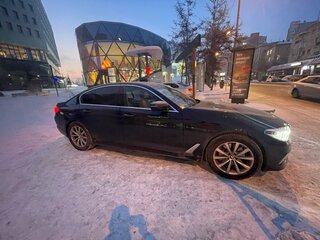 2018 BMW 5 серии 525d VII (G30/G31/G38), синий, 4700000 рублей, вид 3